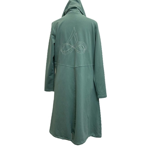 Allday Charm Green Hooded Full Zip Track Suit Jacket Sweater - Picture 5 of 11